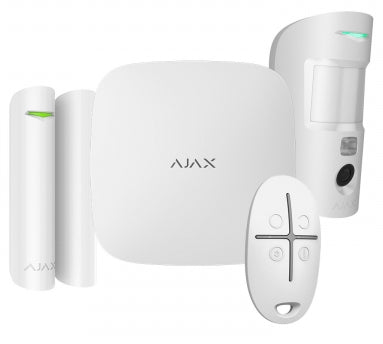 AJAX STARTER KIT - BIANCO - (Hub + MotionPtotect + DoorProtect + SpaceControl)