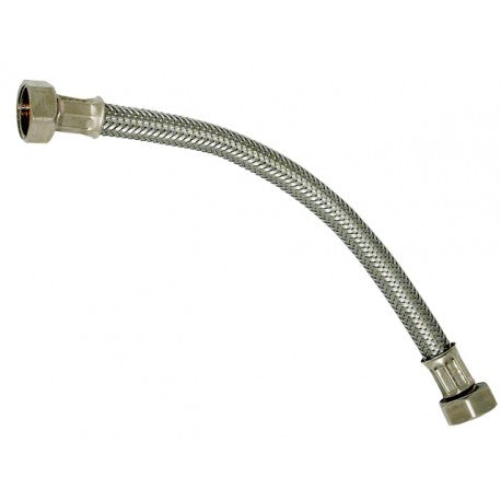 Flessibile Femmina 3/8" - Femmina 1/2" - Acciaio Inox - 60 cm Amaflex