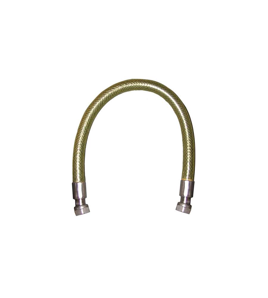 Tubo Gas inox F1/2"-F1/2" 150 cm rivestito